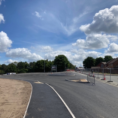 S278 Works for Castle Green Homes are Nearing Completion