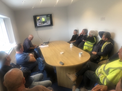 Training at Dave Cottles
