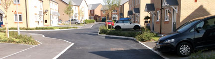 New housing estate in North Wales