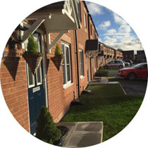 New housing estate in North Wales